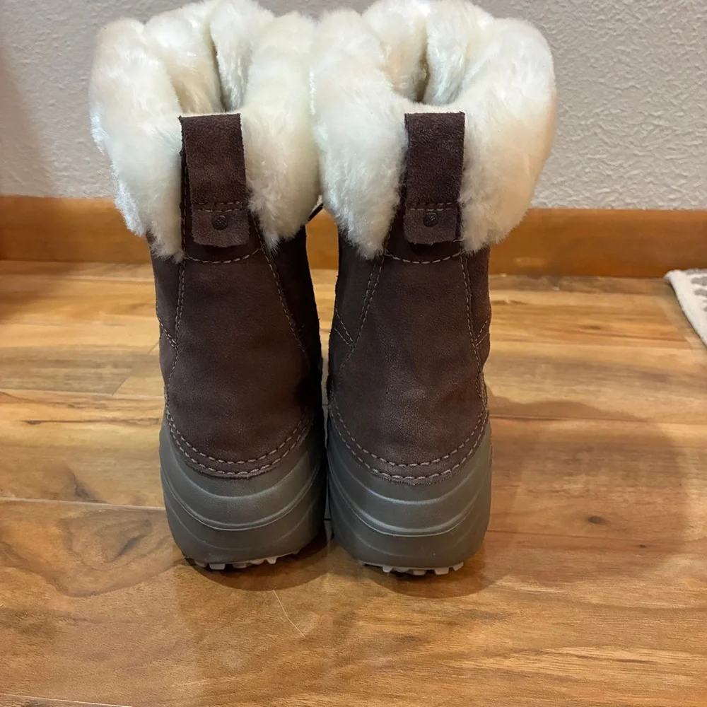 Columbia Womens Sierra Summette Brown Winter Boots Size - womens size 8